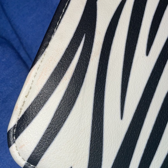 Asos zebra animal print women’s clutch handbag never used - Picture 5 of 5